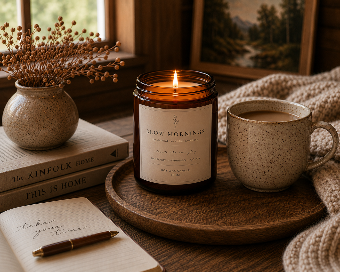 Slow Mornings Soy Candle