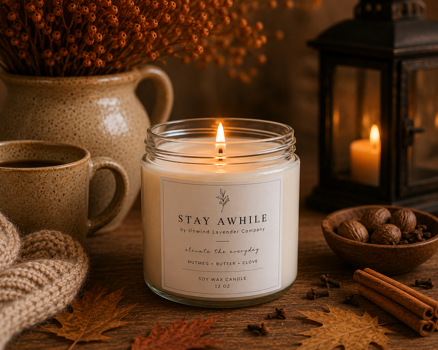 Stay Awhile Soy Candle
