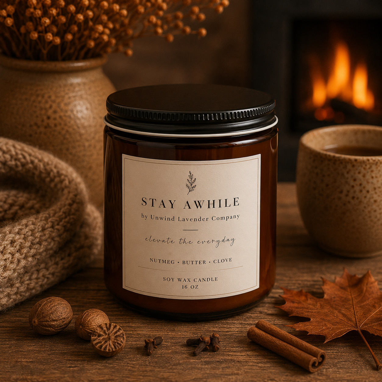 Stay Awhile Soy Candle