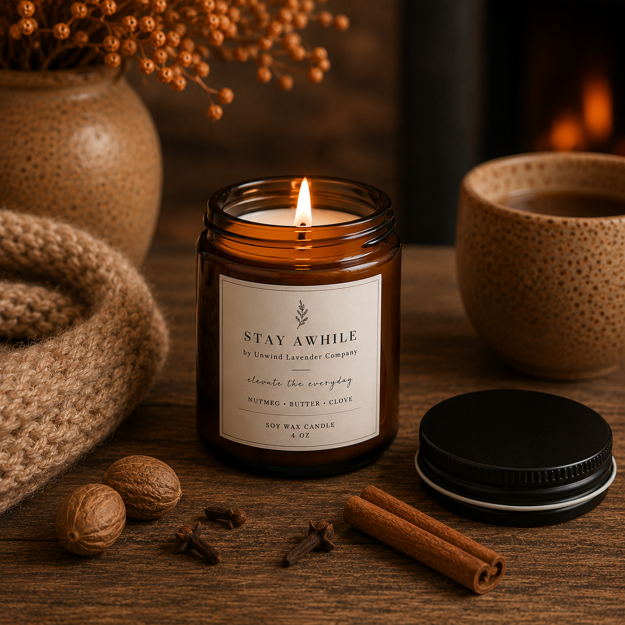 Stay Awhile Soy Candle