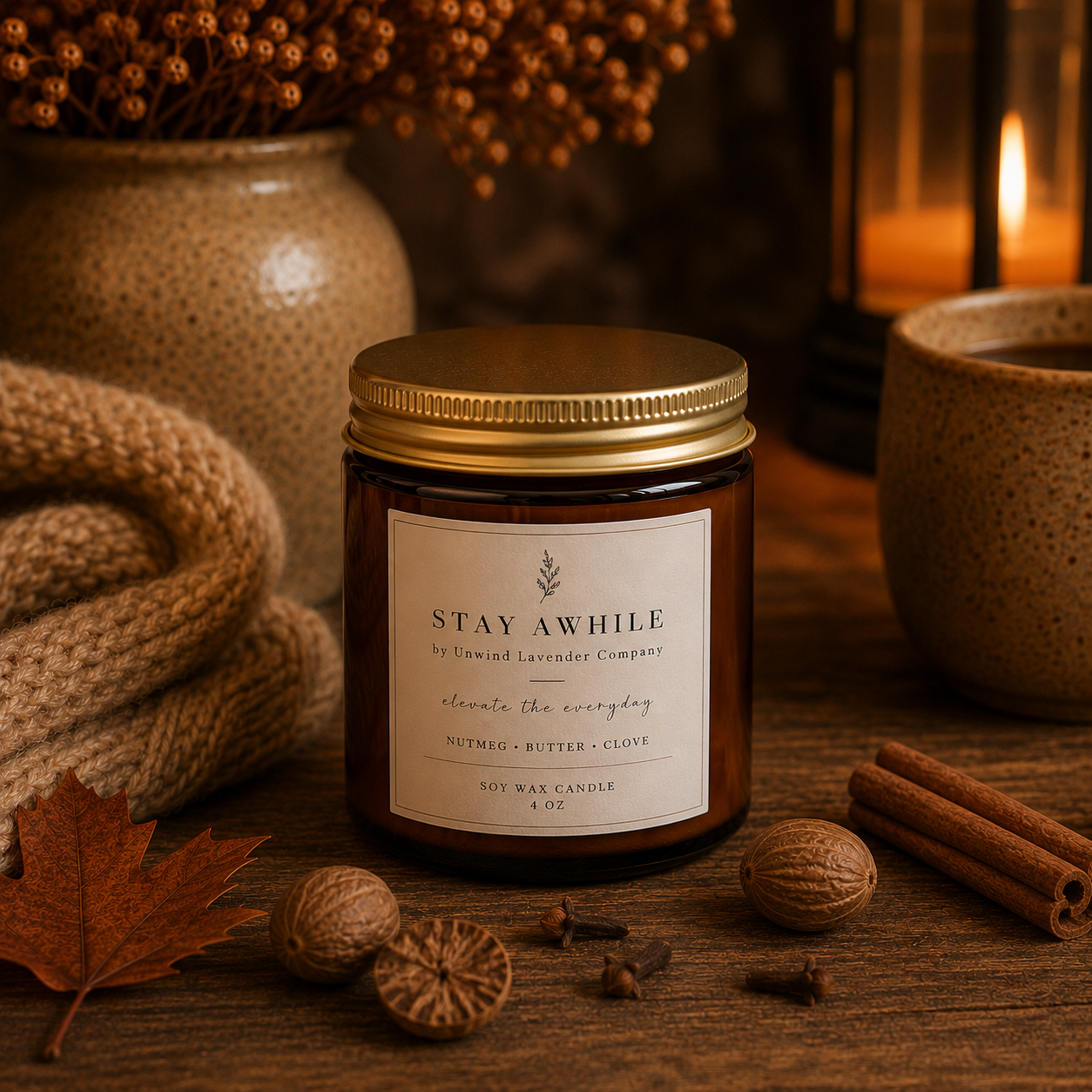 Stay Awhile Soy Candle