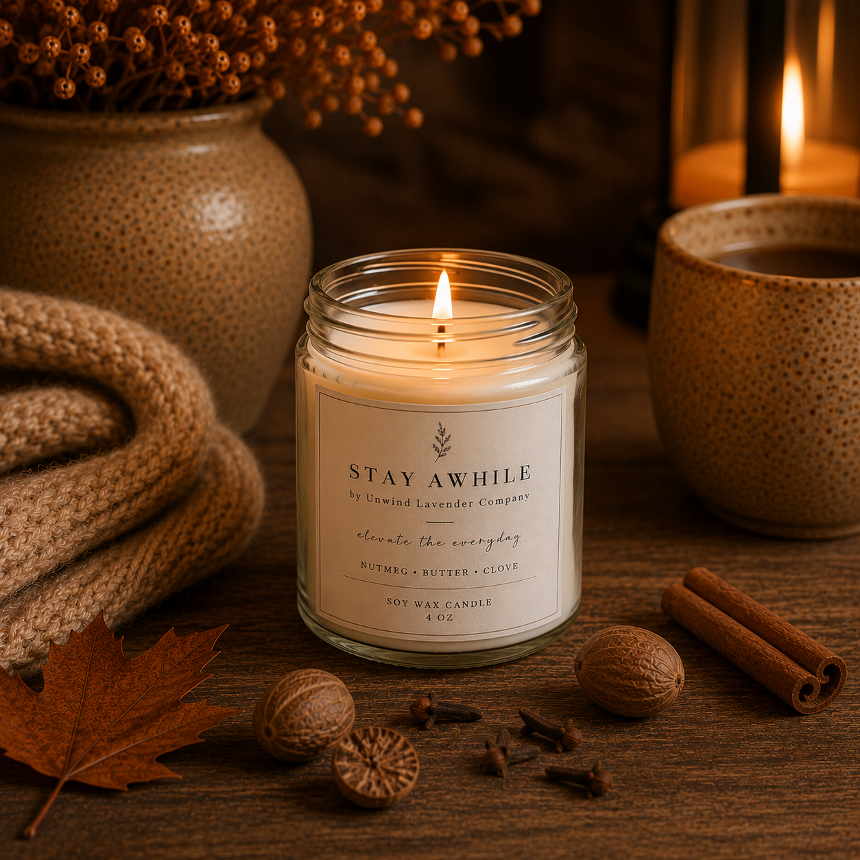Stay Awhile Soy Candle
