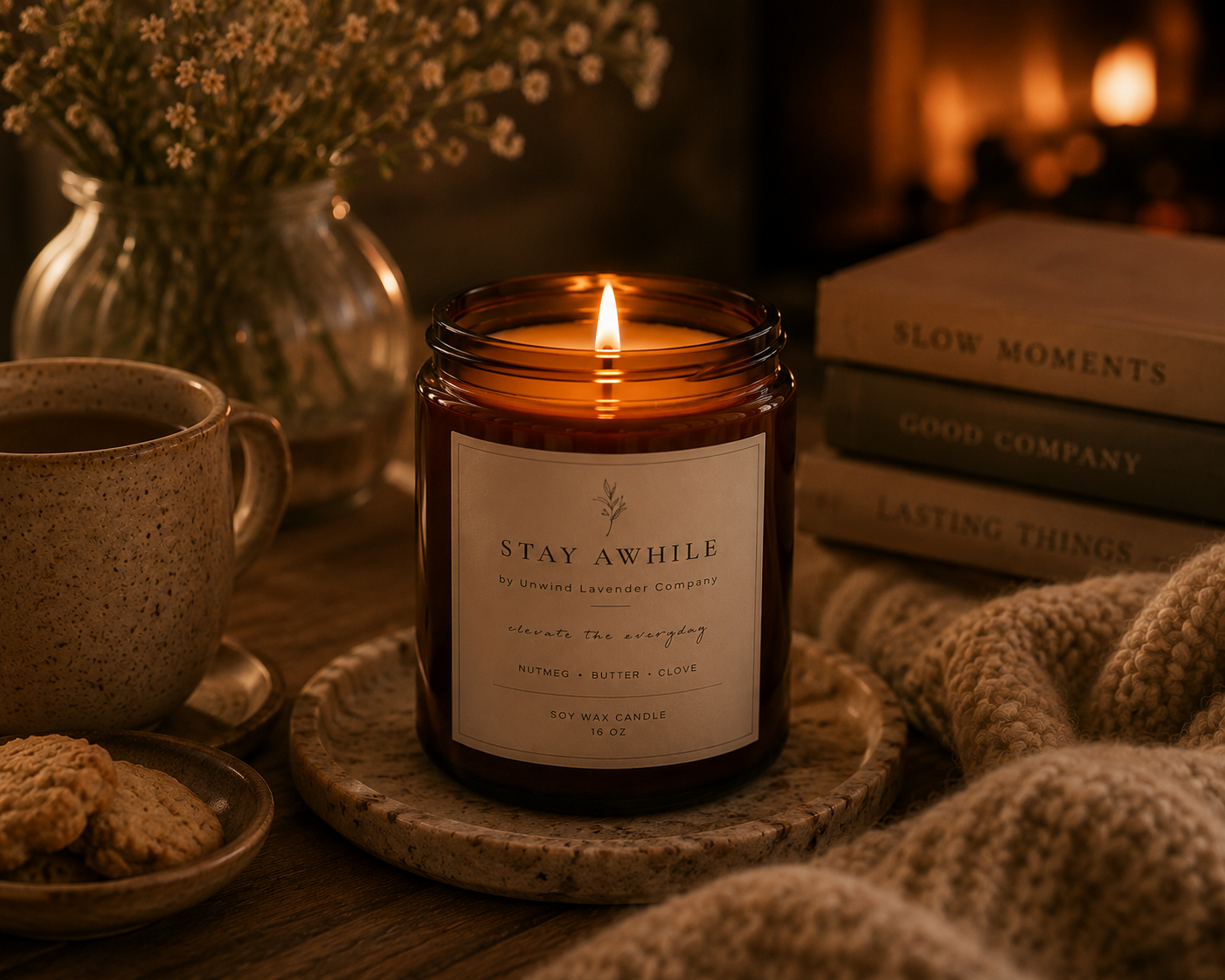 Stay Awhile Soy Candle