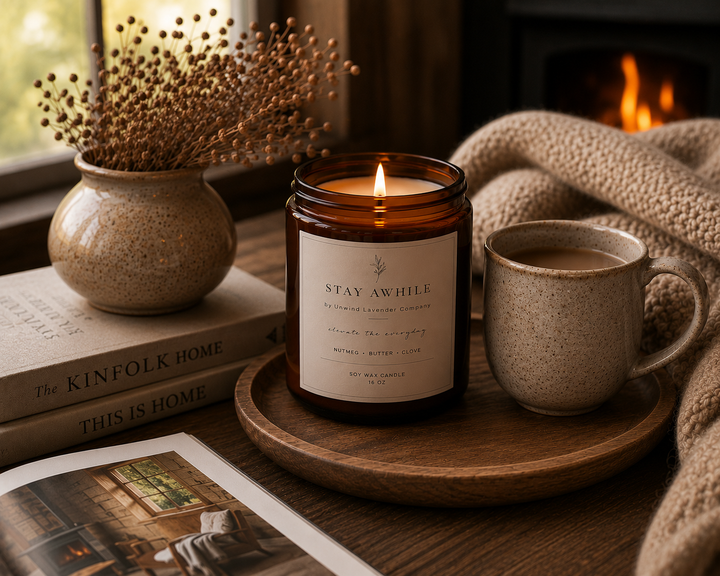 Stay Awhile Soy Candle