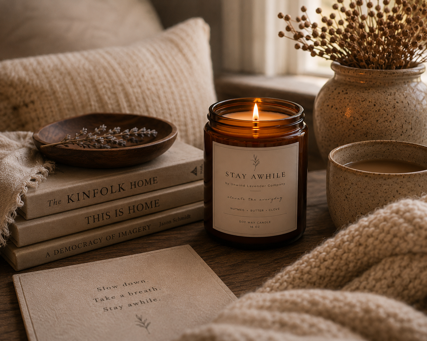 Stay Awhile Soy Candle