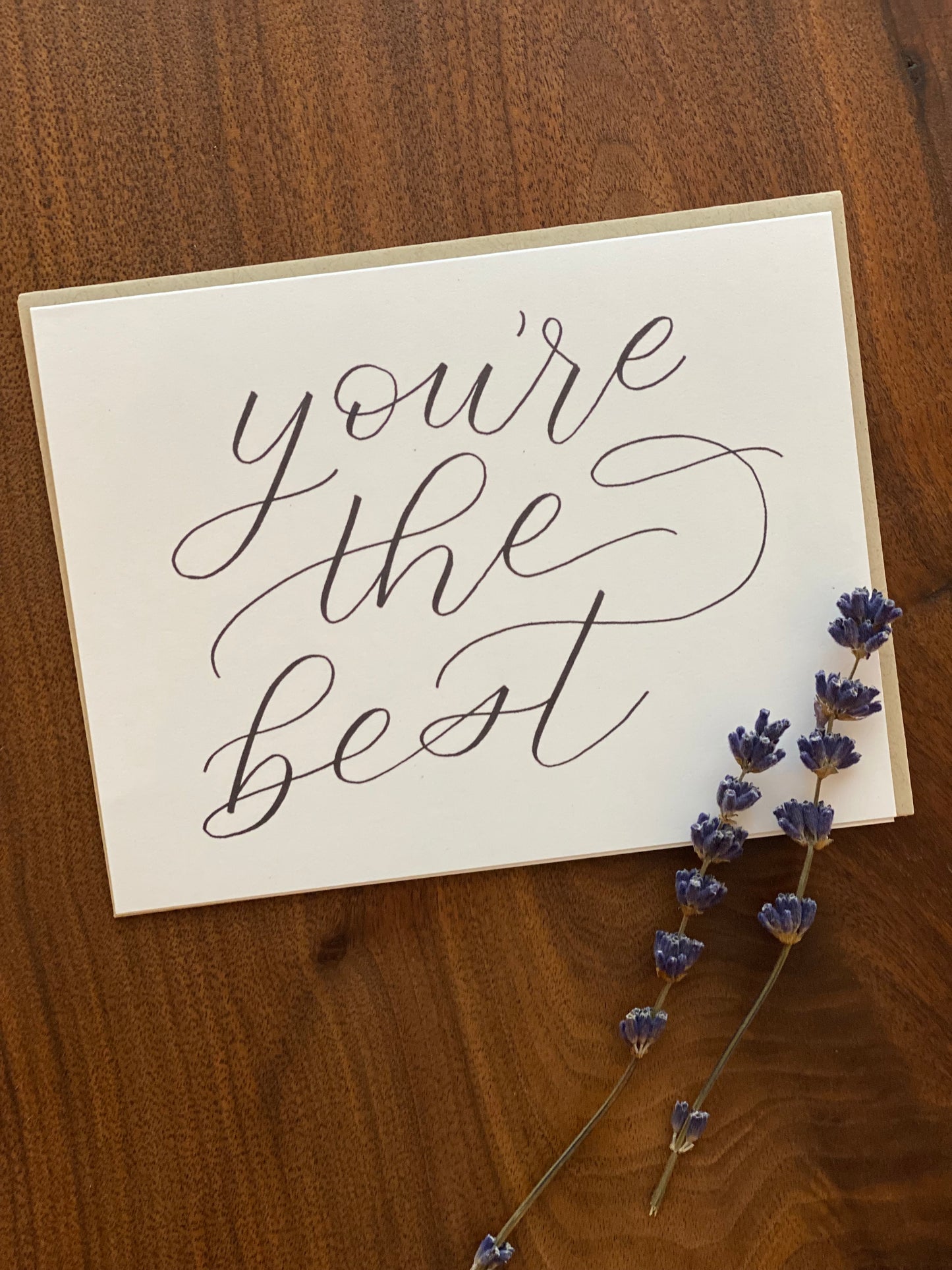 Greeting Card - You're the Best