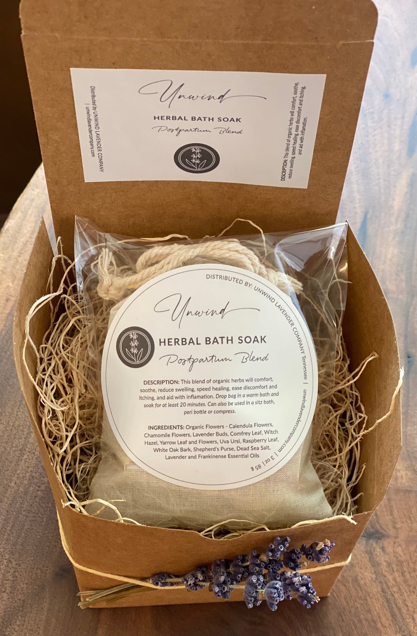 Herbal Bath Soak Gift Box